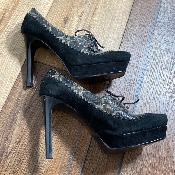 Carlos Santana Daring Platform Heels Size 6 - Picture 6 of 14